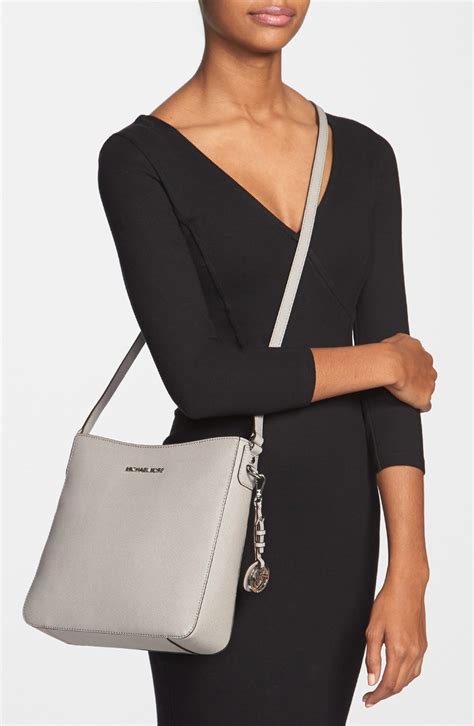 michael kors manhattan leather crossbody|michael kors large crossbody handbags.